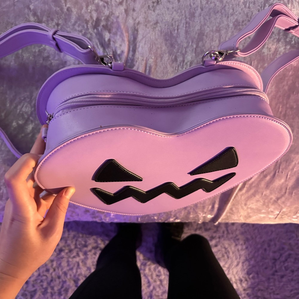 Purple Jack O Lantern Backpack - image 3
